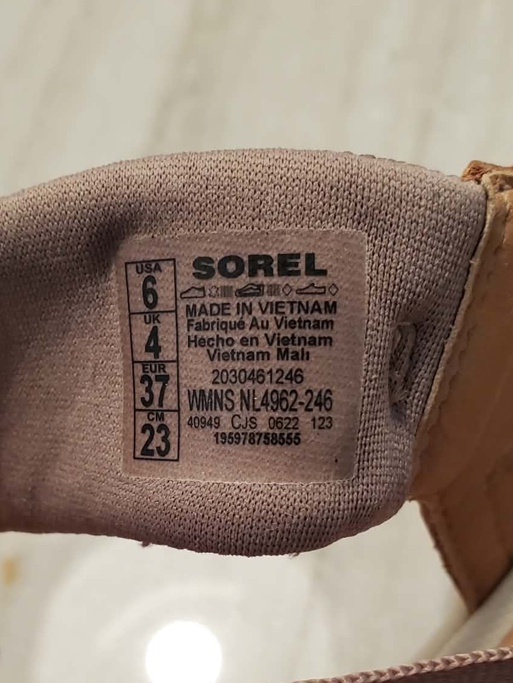 Sorel Kinetic Impact Y-Strap High Sandals Size 6 - Picture 10 of 12